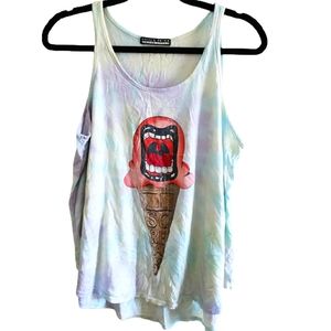 Prince Peter Collection Ice sCream Tank Tie Dye M